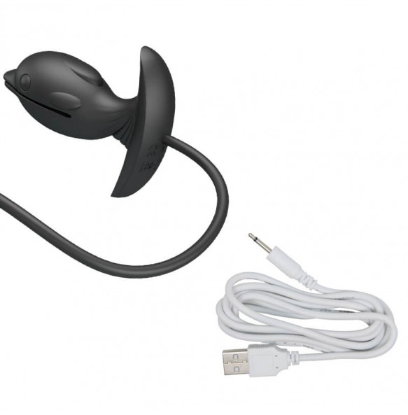 Pretty Love - Hanson Inflate Anal Vibration Massager (Chargeable - Black)